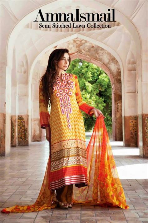 Amna Ismail 2014 Vol-3 | Amna Ismail Summer Lawn Collection 2014 Vol-3 - Semi Stitched Lawn ...