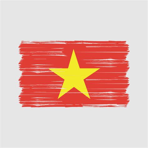 Vietnam Flag Brush. National Flag 11509782 Vector Art at Vecteezy