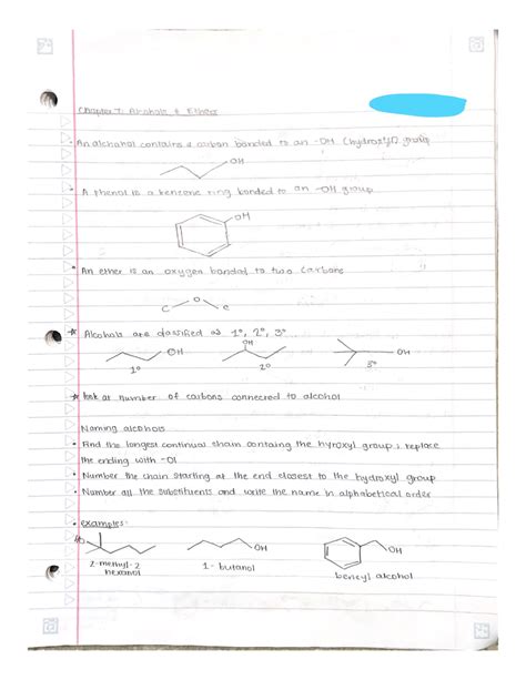 Ochem Chapter 7 - CH 6513 - Studocu