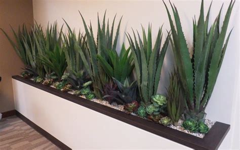 Large Artificial Succulent Plantings - Make Be-Leaves | Indoor planter box, Plant decor indoor ...