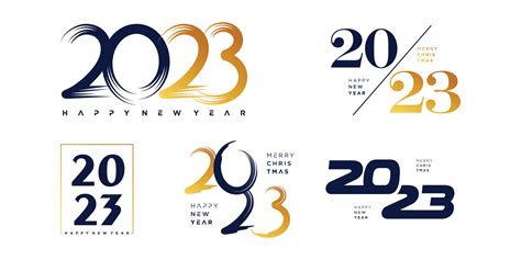 2023 logo design vector with creative unique style for banner or ...