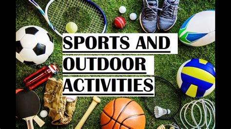 Sports and Outdoor Activities - Vocabulary - YouTube