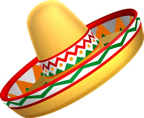 Free Png Mexican Sombrero Hat Png Images Transparent - Transparent Background Sombrero Clip Art ...