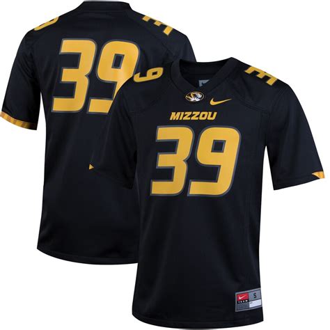 #39 Missouri Tigers Nike Youth Replica Football Jersey – Black – St. Louis Team Gear