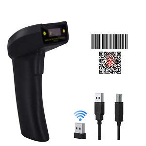 Wireless 2D Barcode Scanner Handheld Bar Code Reader with USB Dongle and Cable | eBay
