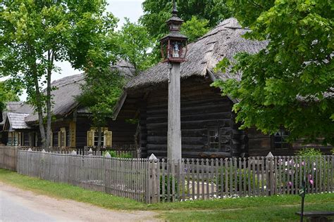 HD wallpaper: open air museum, architecture, lithuania, rumsiskes ...