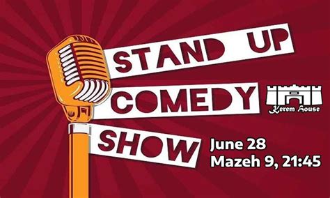 Stand Up Comedy Show 28.06.23, מזא"ה 9, Ramat Gan, June 28 2023 ...