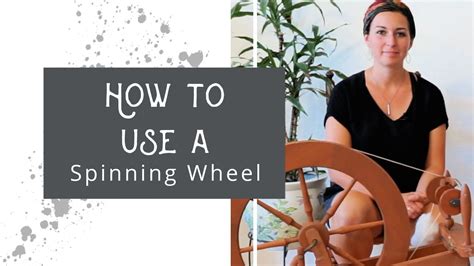How to Use a Spinning wheel - YouTube