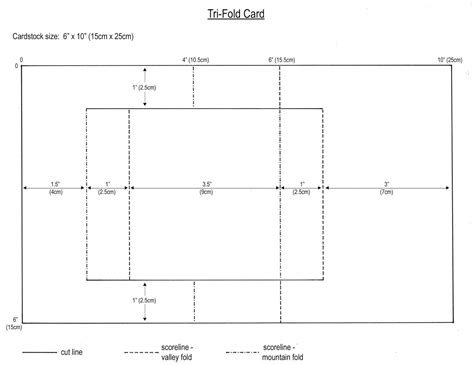 Three Fold Card Template | Tri fold cards, Fancy fold cards, Fancy fold card tutorials