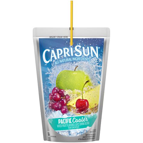 Capri Sun Juice Drink Pouches Pacific Cooler 10-6 fl. oz. Mixed Fruit ...