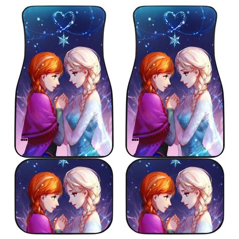 Frozen Elsa And Anna Walt Car Floor Mats - 99shirt