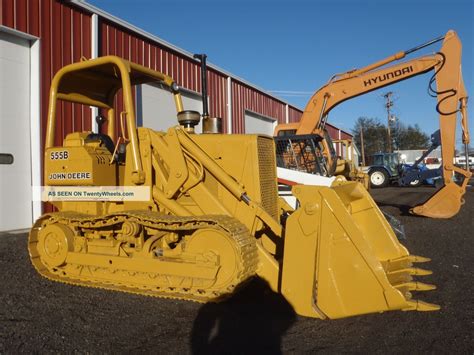 1987 John Deere 555b Track Loader Dozer 4 - N - 1 Bucket Good U/carriage 5500 Hours