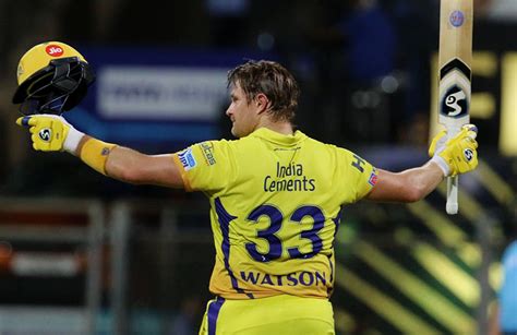 Shane Watson was in great form with the bat in IPL.