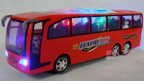 Large Scale Kids Red / White Electric Tour Bus Toy [NB8T325 ...