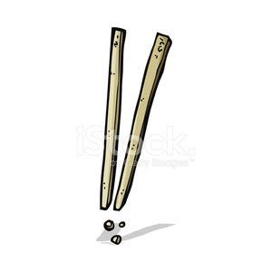 Cartoon Chopsticks Stock Vector | Royalty-Free | FreeImages