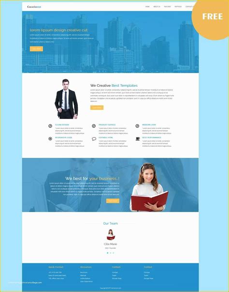 Free Responsive Templates Of Free Business Responsive Template | Heritagechristiancollege