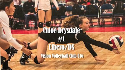 Chloe Drysdale #1 Libero/DS Volleyball Highlights Class of 2020 - YouTube