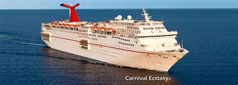 Carnival Ecstasy - Tailor Made Cruise Holidays