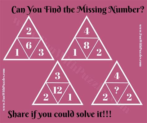 Tough Math Triangle Puzzle with Solution | Number Riddle