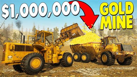 BUILDING NEW GOLD MINE - $1,000,000 Gold Mining Simulator | Gold Rush Gameplay PC - YouTube