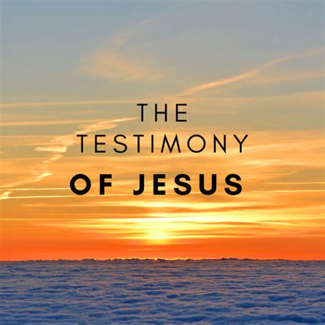 The Testimony of Jesus – Cindy Powell