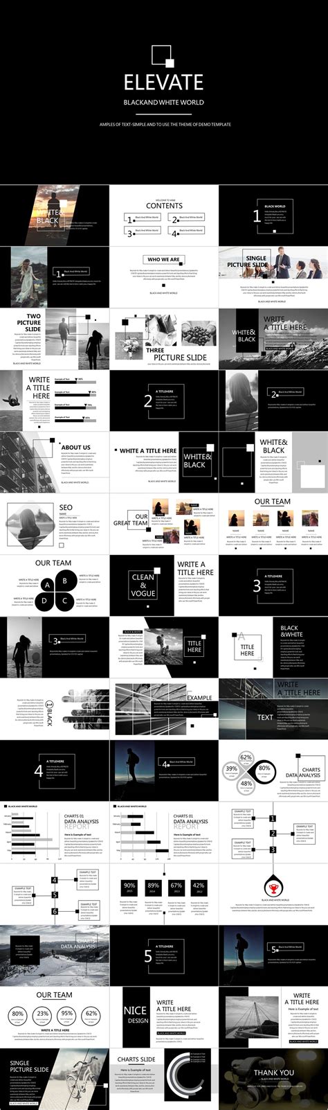 business report PowerPoint template on Behance#powerpoint #templates #presentation #animation # ...