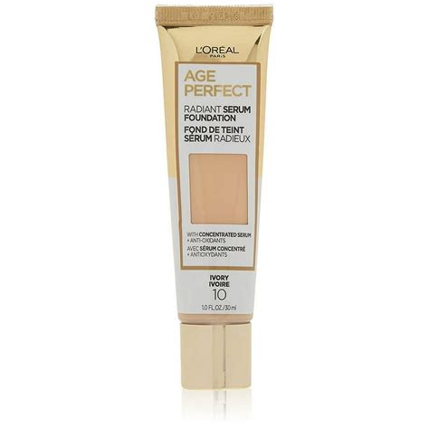 Loreal Paris Age Perfect Radiant Serum Foundation With Spf 50, Ivory ...