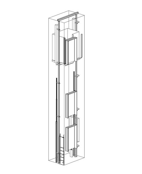 All-in-one Elevator Revit