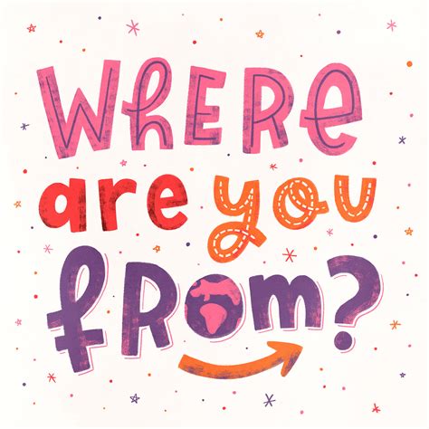 Where are you from? on Behance