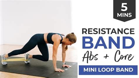 5-Minute Resistance Band Ab Workout (No Repeats) - YouTube