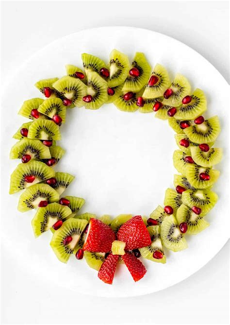 Christmas Fruit Wreath - Healthy Kids Recipes