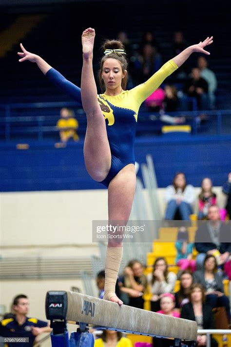 Kent State Golden Flashes Kennedy Plude competes on the Balance Beam... | Gymnastics pictures ...