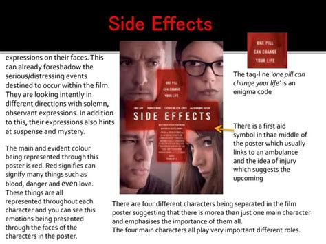 Side effects movie poster