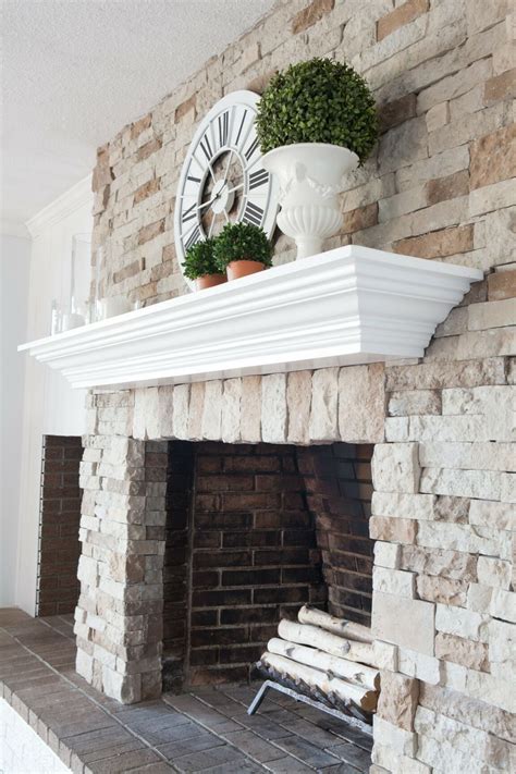 AirStone Fireplace Makeover on a DIY Budget | InMyOwnStyle | Diy ...