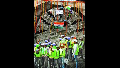 Madhavaram Milk Colony: 1.4km Tunnel At Madhavaram Ready | Chennai News - Times of India