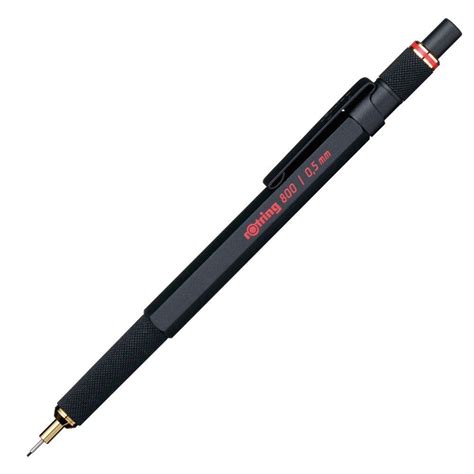 rOtring 800 Retractable Mechanical Pencil, 0.5 mm, Black (1854232) | Mechanical pencils, Best ...