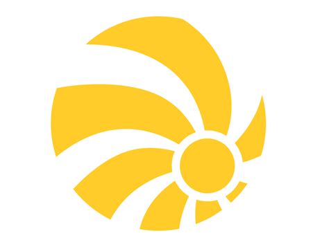 Yellow Shining Sun Logo Icon 12986734 PNG