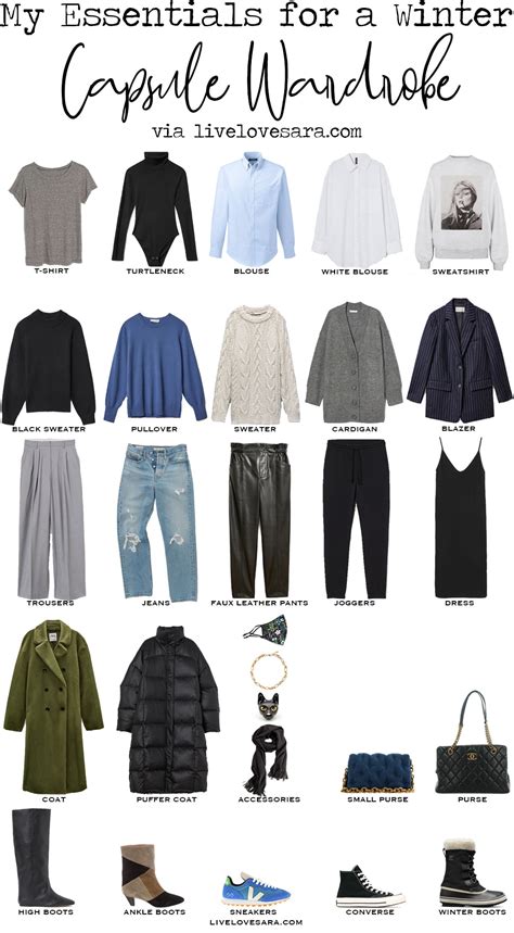 My Winter Capsule Wardrobe Essentials - livelovesara