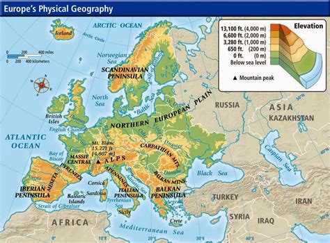 Physical Map Of Eastern Europe - Free Printable Maps 2E2