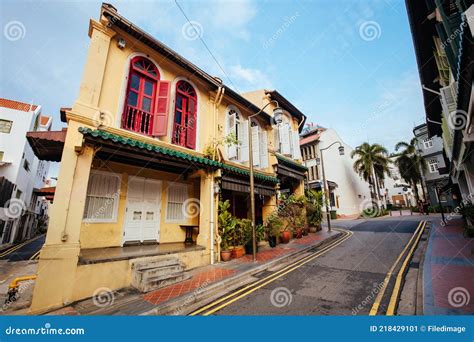 Famous Chinatown Architecture in Singapore Editorial Photo - Image of urban, metropolis: 218429101