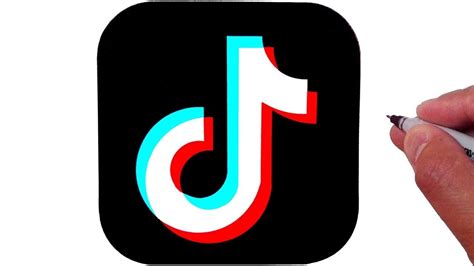 How To Draw Tiktok Logo Step By Step : Tik tok symbol drawing | very easy!! - Download Free ePub ...