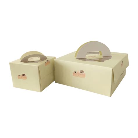 Bakery Cake Boxes with Handles-Weifang ZY Packaging Printing Co., Ltd.