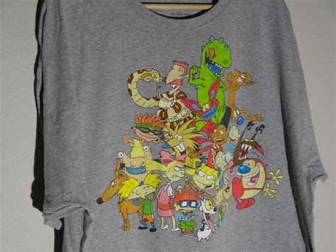 Nickelodeon 90's Cartoons Men's Vintage Classic Retro… - Gem