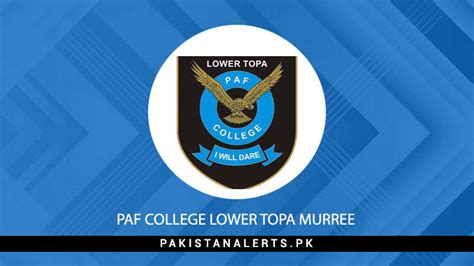 PAF College Lower Topa Murree Admission 2024