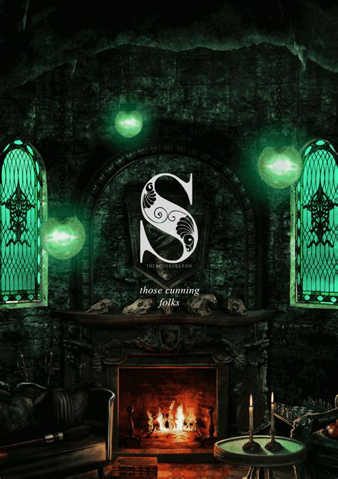 the fireplace is lit up with green lights and there are stained glass windows above it