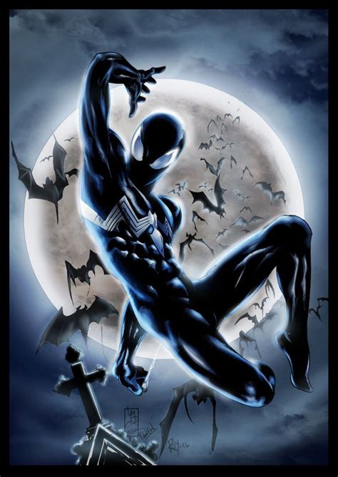 Symbiote Spider-man Re-Colored | Symbiote spiderman, Marvel comics wallpaper, Spiderman art