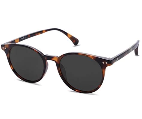 SOJOS Classic Round UV400 Polarized Sunglasses