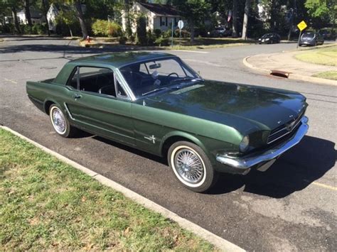 1965 FORD MUSTANG FOREST GREEN 2 DOOR HARDTOP 6 CYLINDER ORIGINAL - Classic Ford Mustang 1965 ...