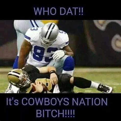 Dallas Cowboys vs. SAINTS | Cowboys vs, Dallas cowboys funny, Dallas ...