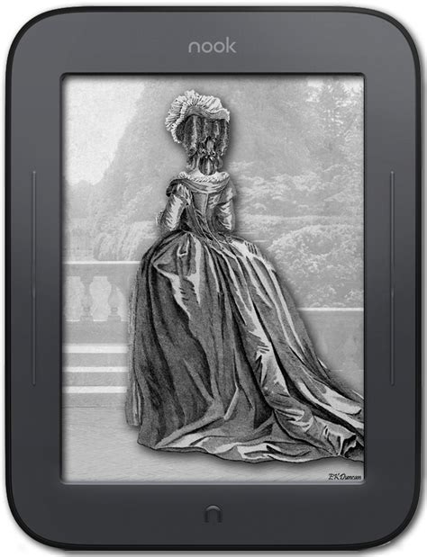 EKDuncan - My Fanciful Muse: 18th Century Fashion Screensavers for NOOK Simple Touch